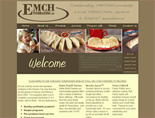 Tablet Screenshot of emchfundraising.com